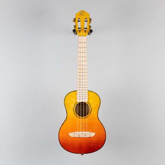 Ortega Prism Series Tenor Ukulele in Tequila Burst Fade