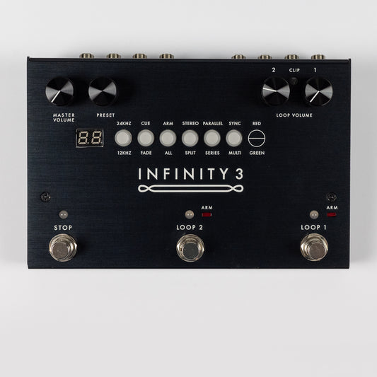 Pigtronix Infinity 3 Deluxe Stereo Double Looper w/MIDI