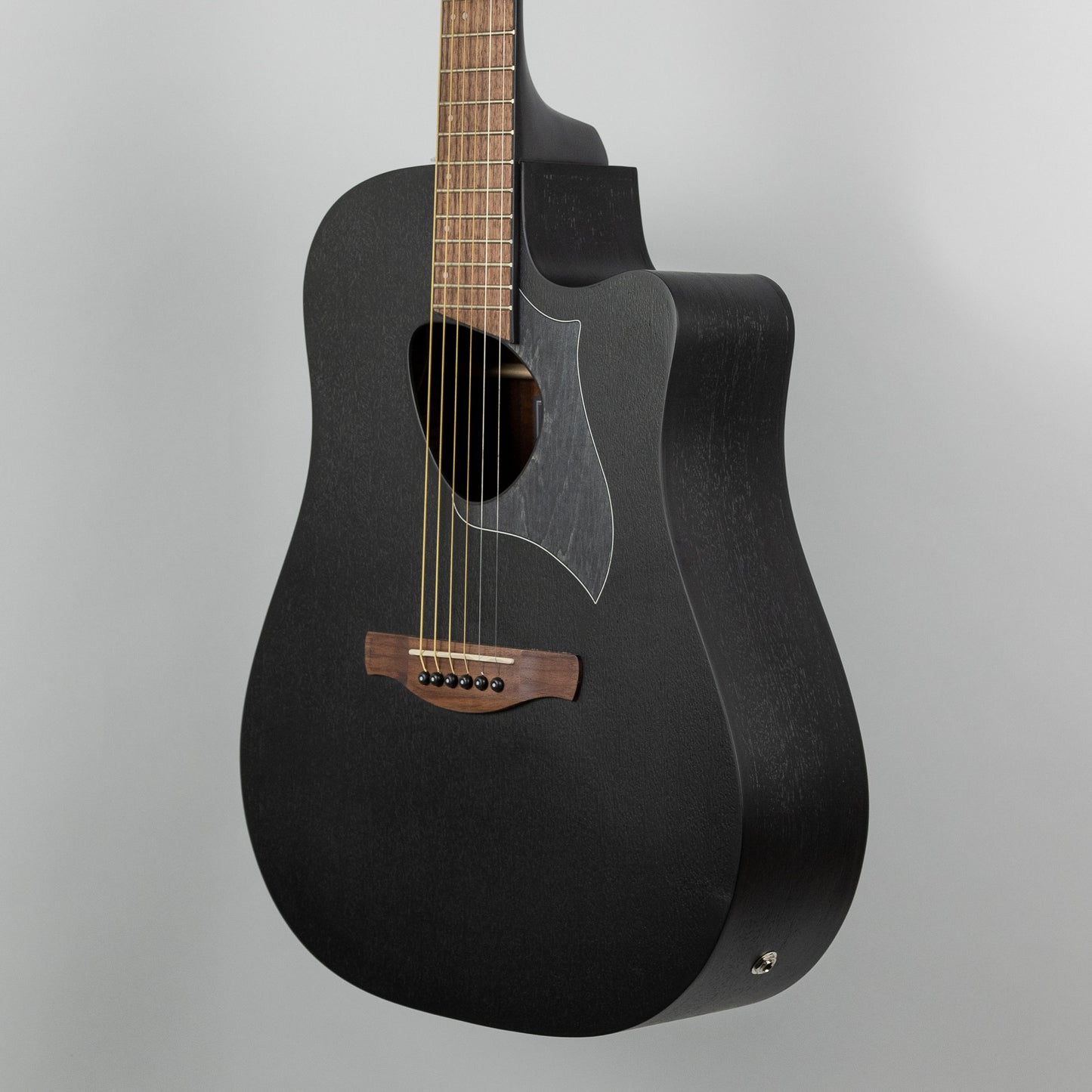 Ibanez ALT20-WK Altstar Acoustic/Electric Guitar in Weathered Black Open Pore