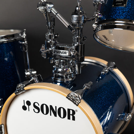 Sonor AQX Micro 4-Piece Shell Set in Blue Ocean Sparkle