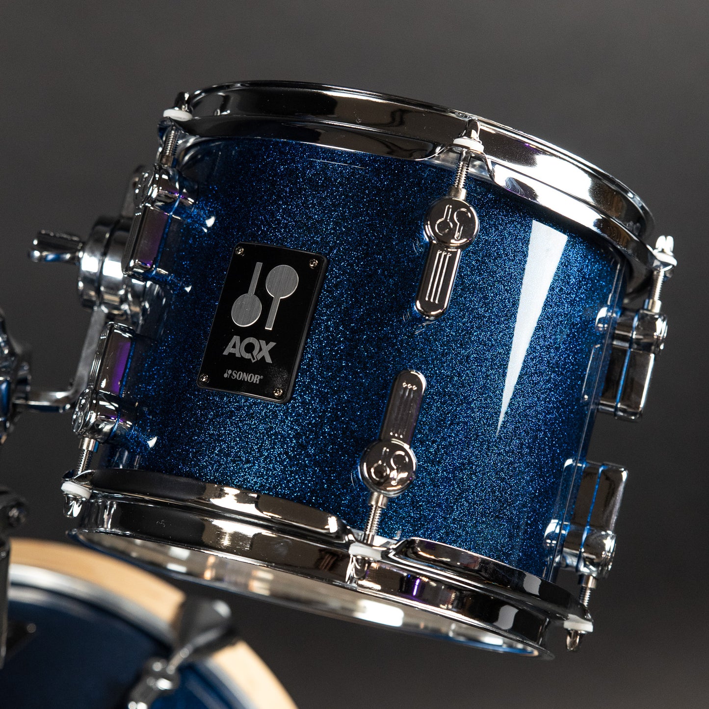 Sonor AQX Micro 4-Piece Shell Set in Blue Ocean Sparkle