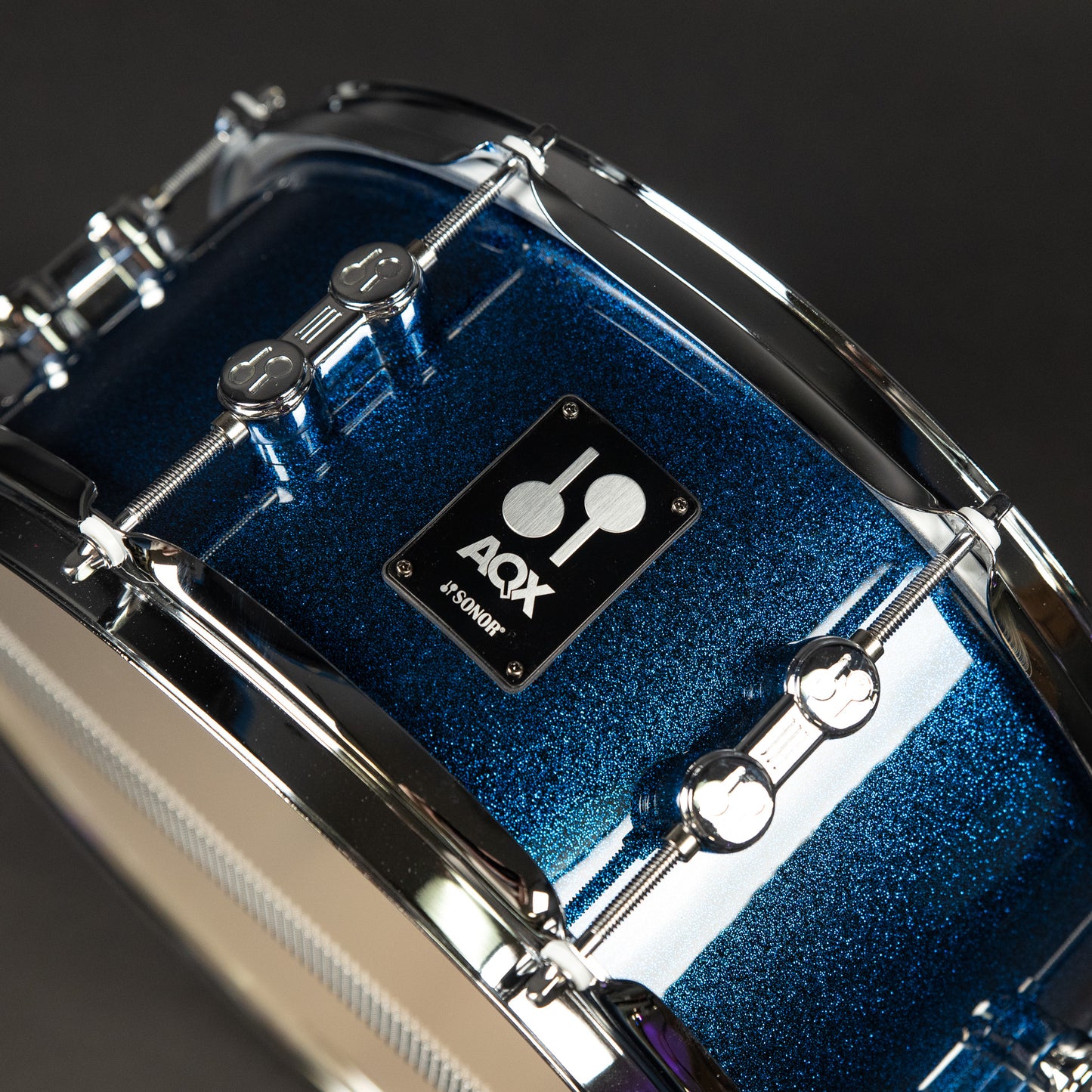 Sonor AQX Micro 4-Piece Shell Set in Blue Ocean Sparkle