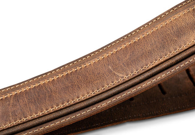 Taylor Wings Distressed Leather 2.5" Guitar Strap