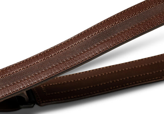 Taylor Slim Leather Guitar Strap, Chocolate Brown