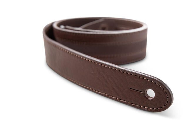 Taylor Slim Leather Guitar Strap, Chocolate Brown