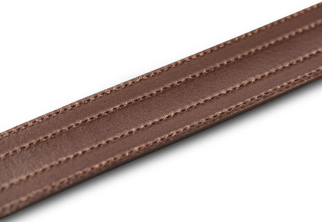 Taylor Slim Leather Guitar Strap, Chocolate Brown
