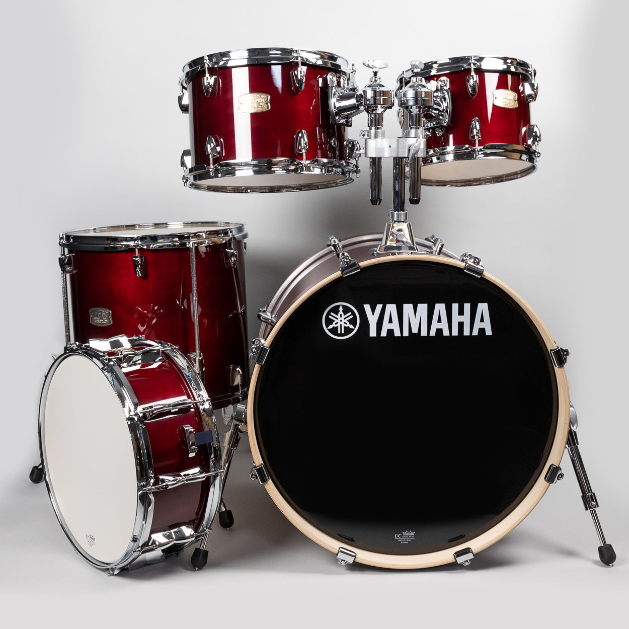 Yamaha SBP0F50 Stage Custom Shell Pack, Cranberry Red – Carlton
