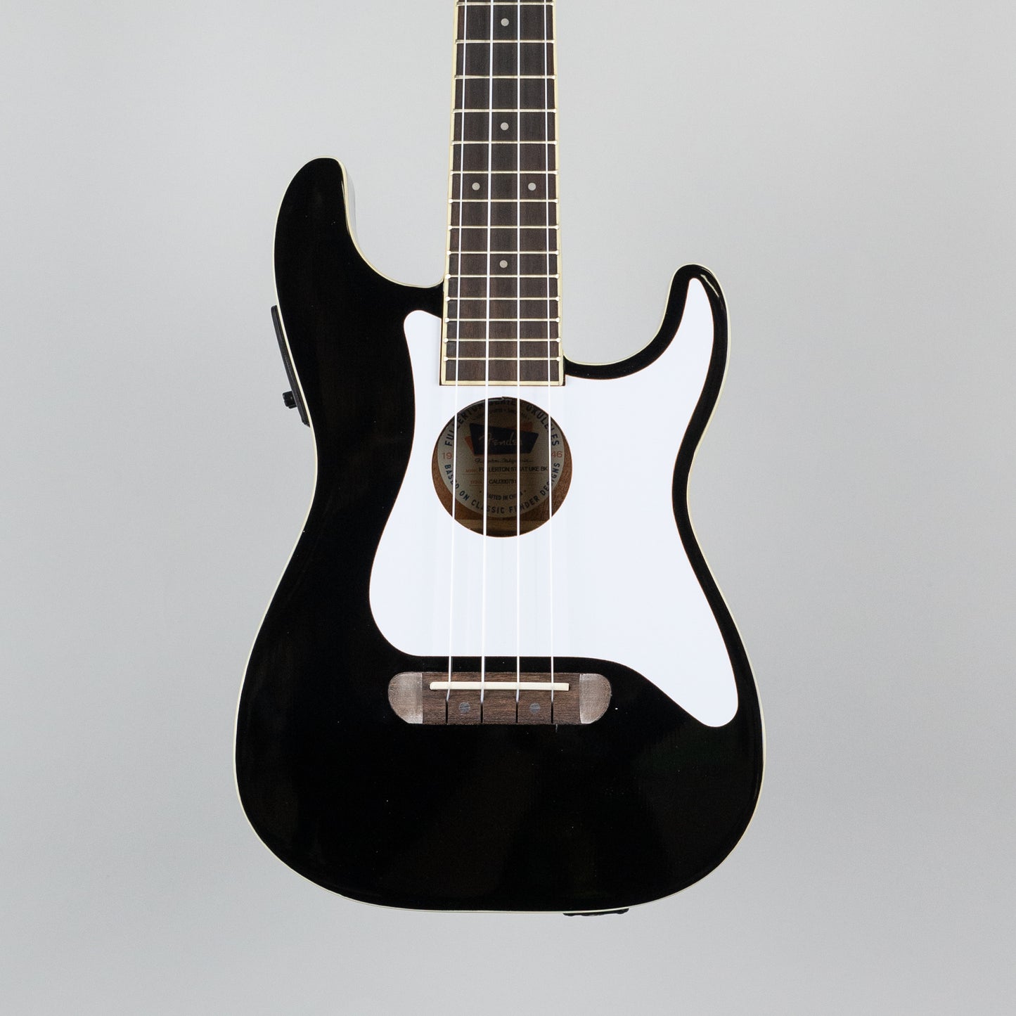 Fender Fullerton Strat Ukulele in Black