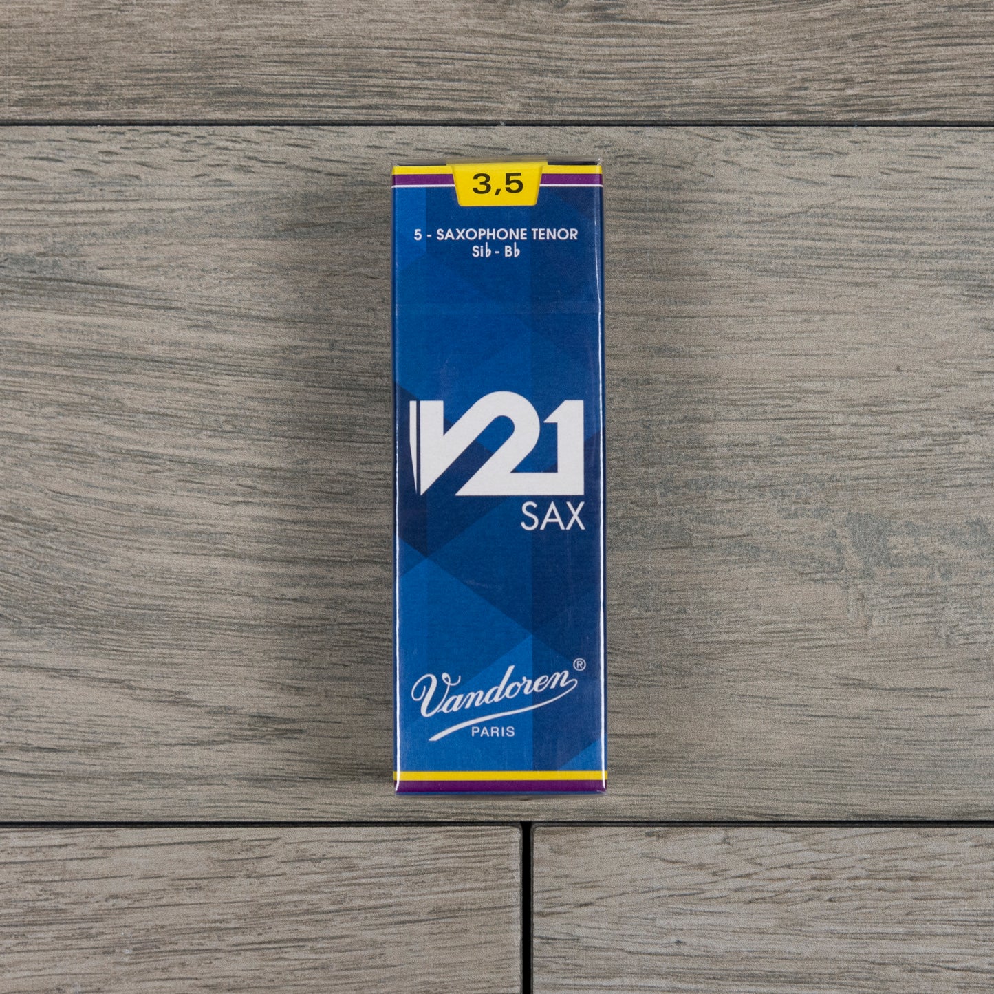 Vandoren V21 Tenor Sax Reeds Strength 3.5 (Box of 5)