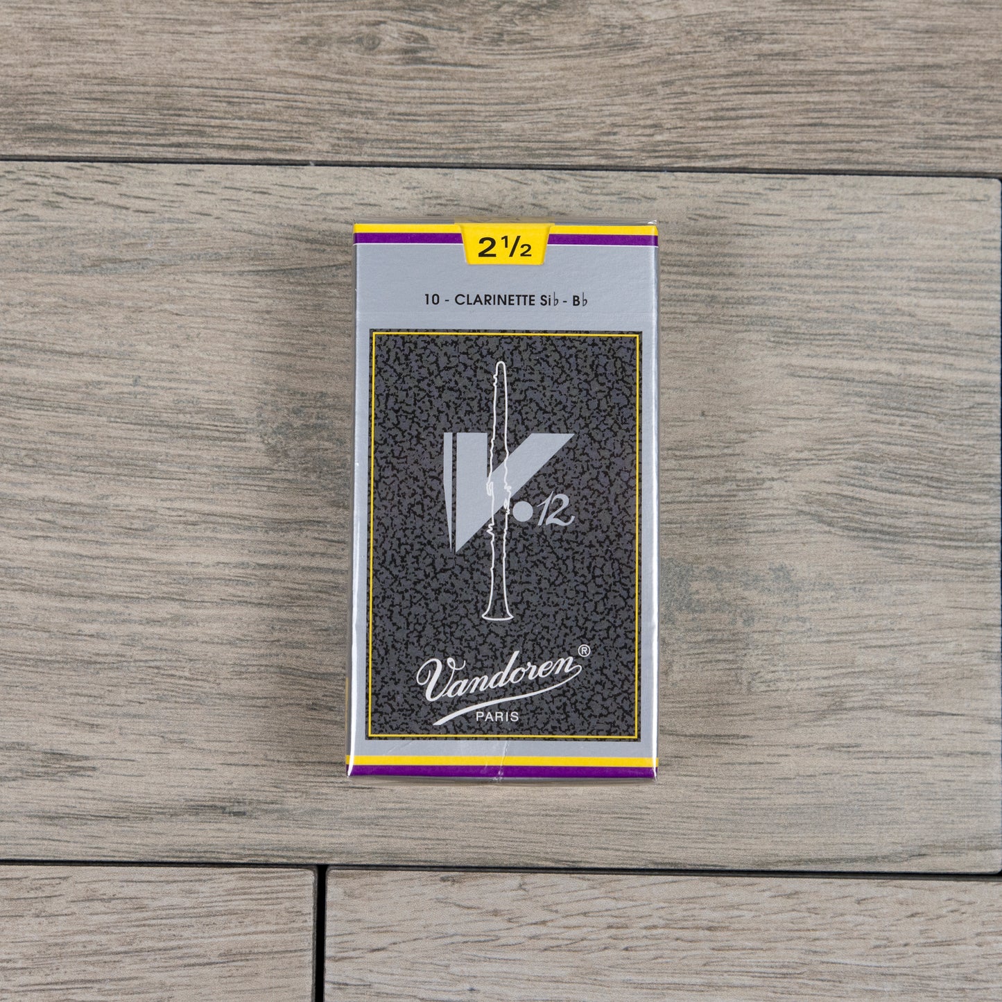 Vandoren V12 Bb Clarinet Reeds Strength 2.5 (Box of 10)