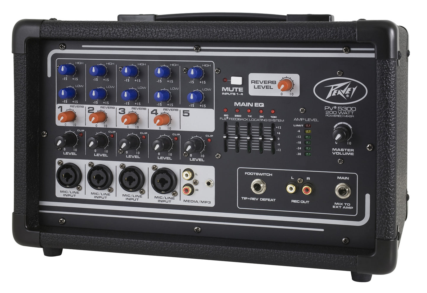 Peavey PV 5300 5 Channel Powered Mixer