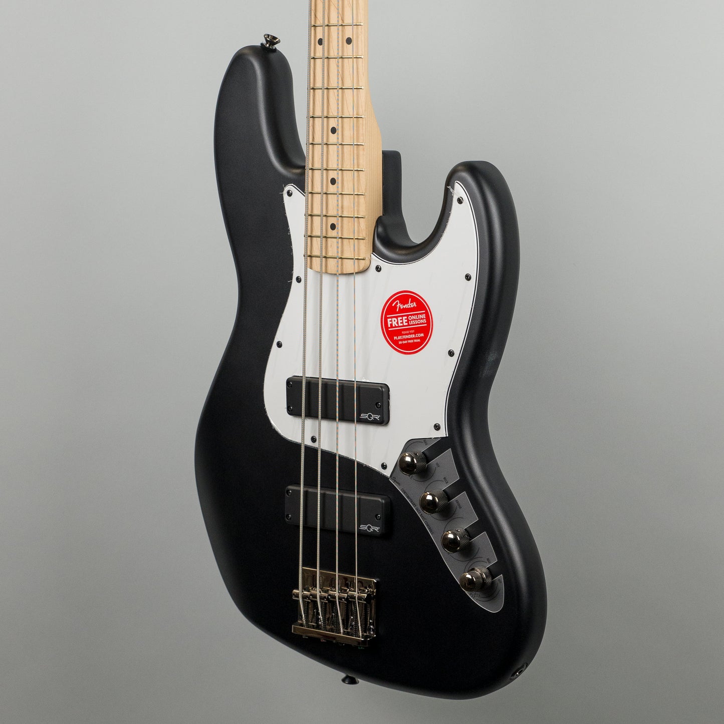 Squier Contemporary Active Jazz Bass HH in Flat Black