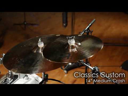 Meinl 14" Classics Custom Brilliant Medium Crash Cymbal