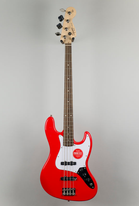 Squier Affinity Series Jazz Bass Guitar in Race Red