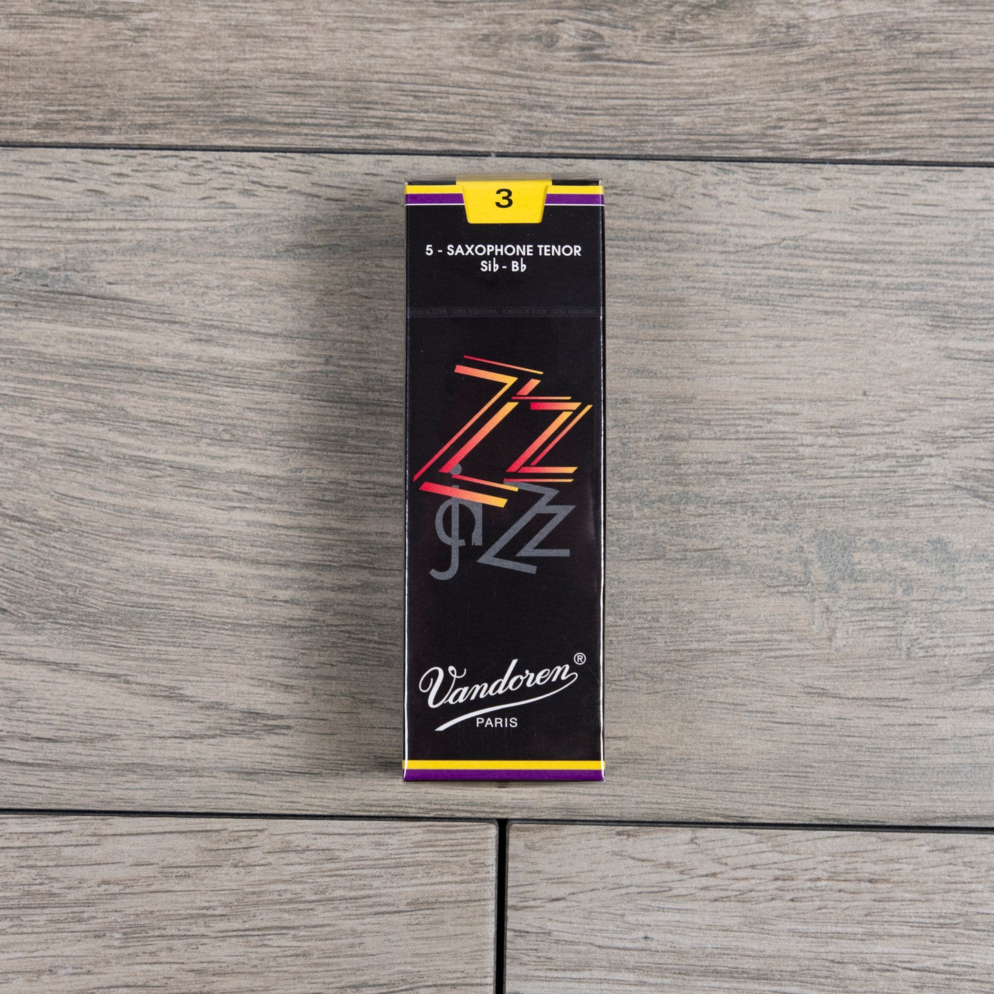 Vandoren ZZ Tenor Sax Reeds Strength 3 (Box of 5)