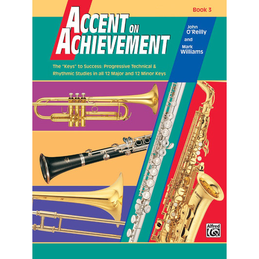 Accent on Achievement Percussion Book 3 (Snare Drum, Bass Drum, and Accessories)