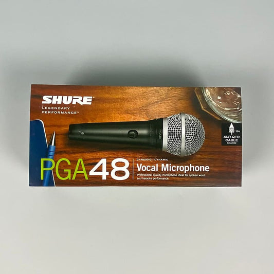 Shure PGA48-QTR Cardioid Dynamic Vocal Microphone w/Cable