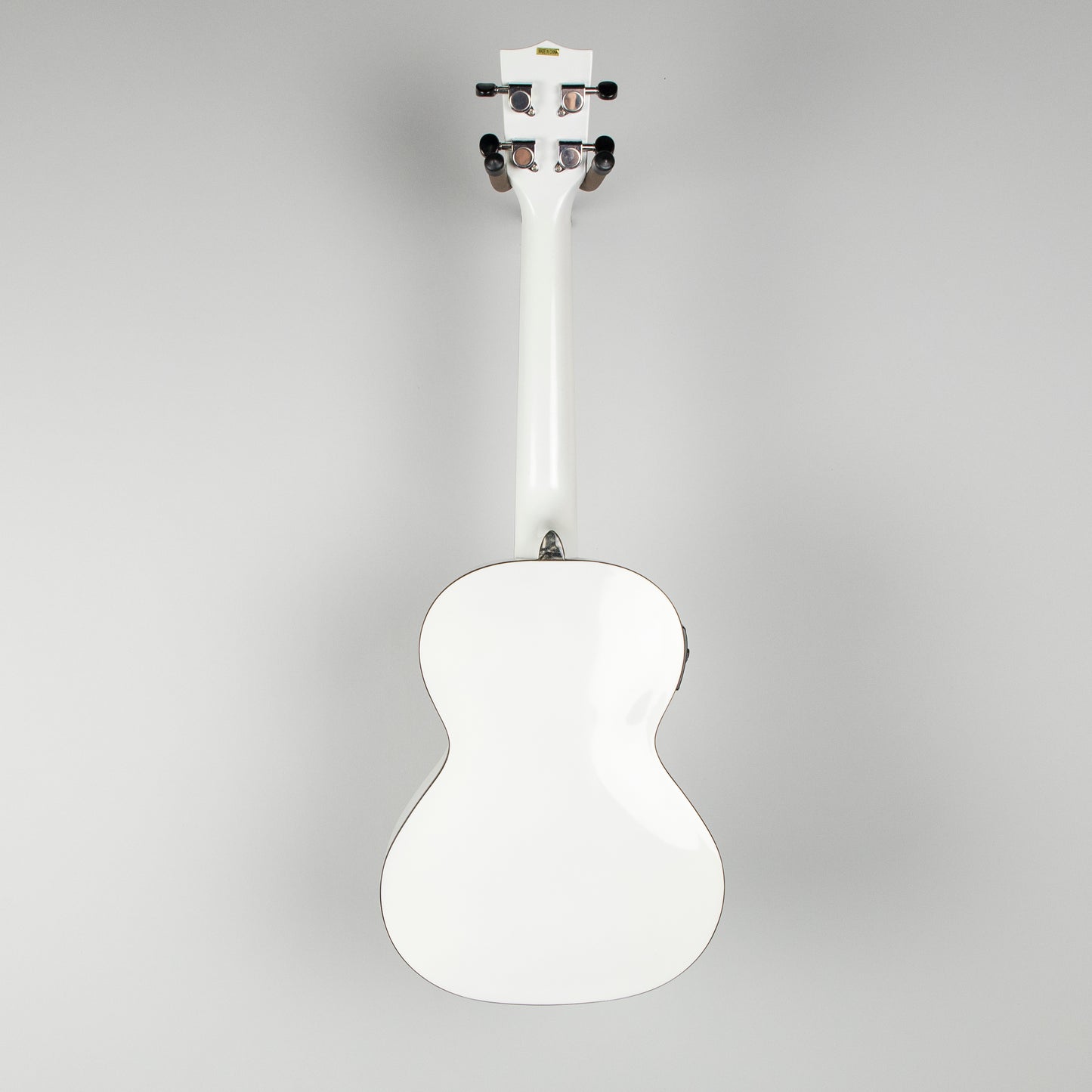 Kala Archtop Tenor Ukulele with EQ, Metallic White