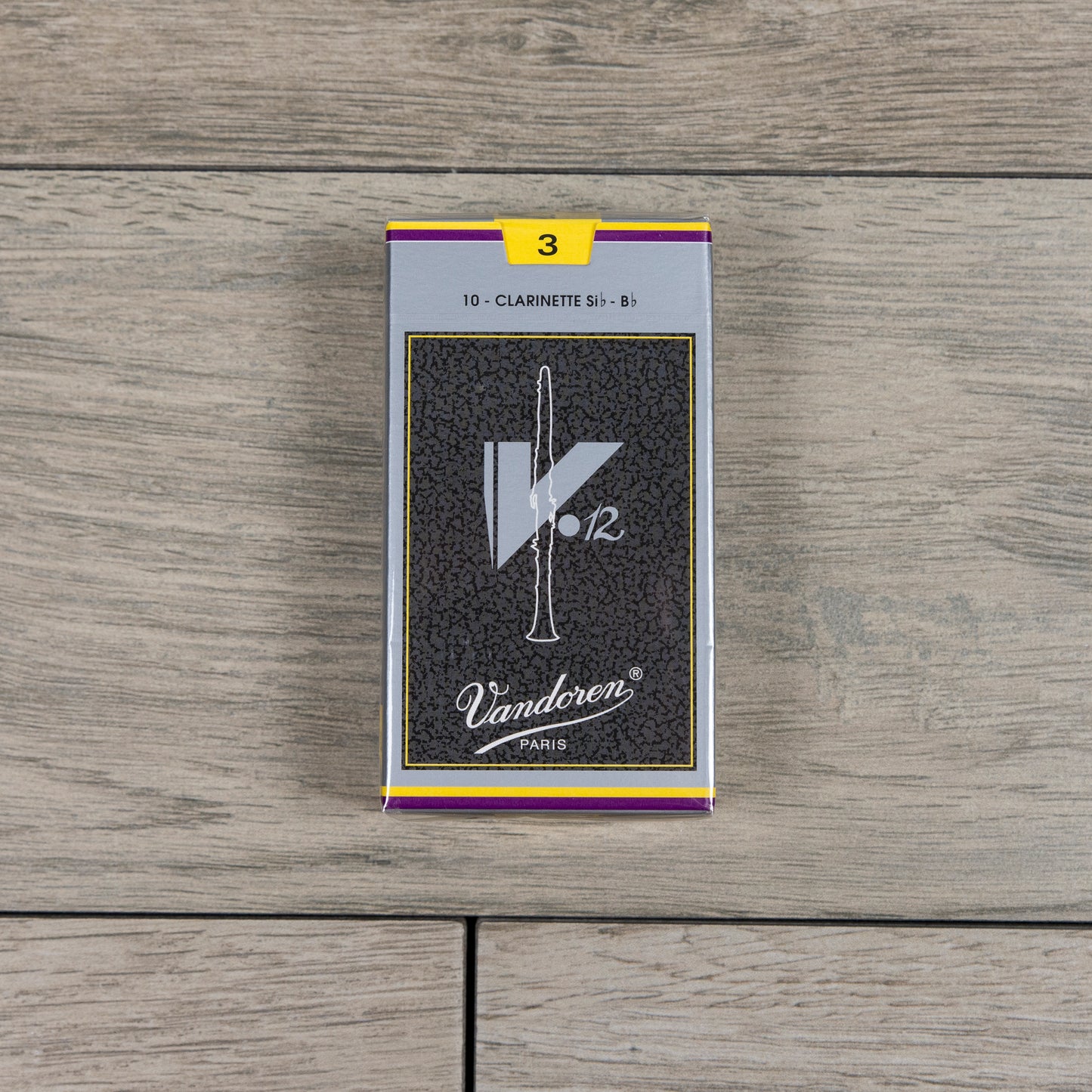 Vandoren V12 Bb Clarinet Reeds Strength 3 (Box of 10)