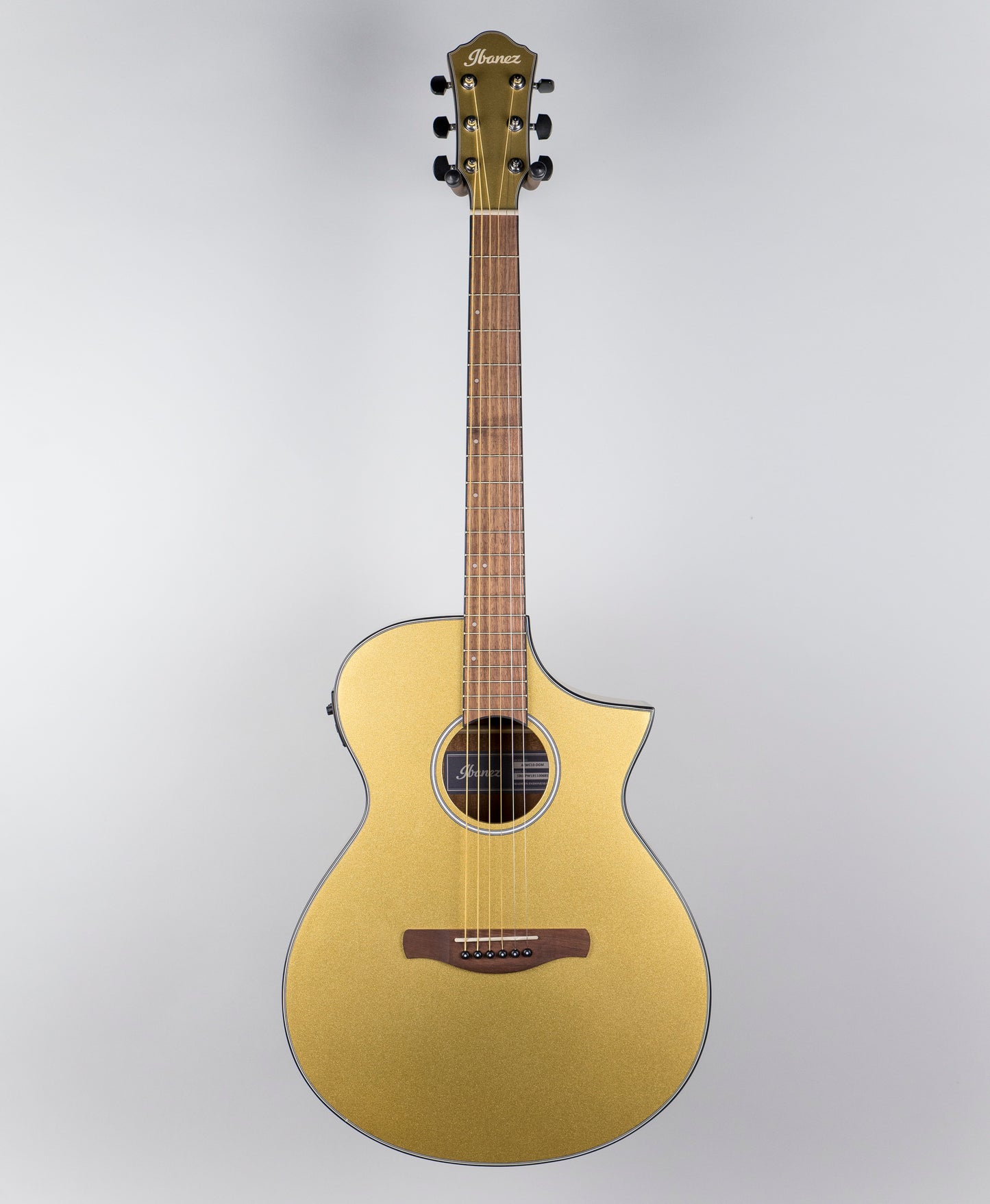 Ibanez AEWC10-DGM Acoustic Guitar in Dark Gold Metallic High Gloss