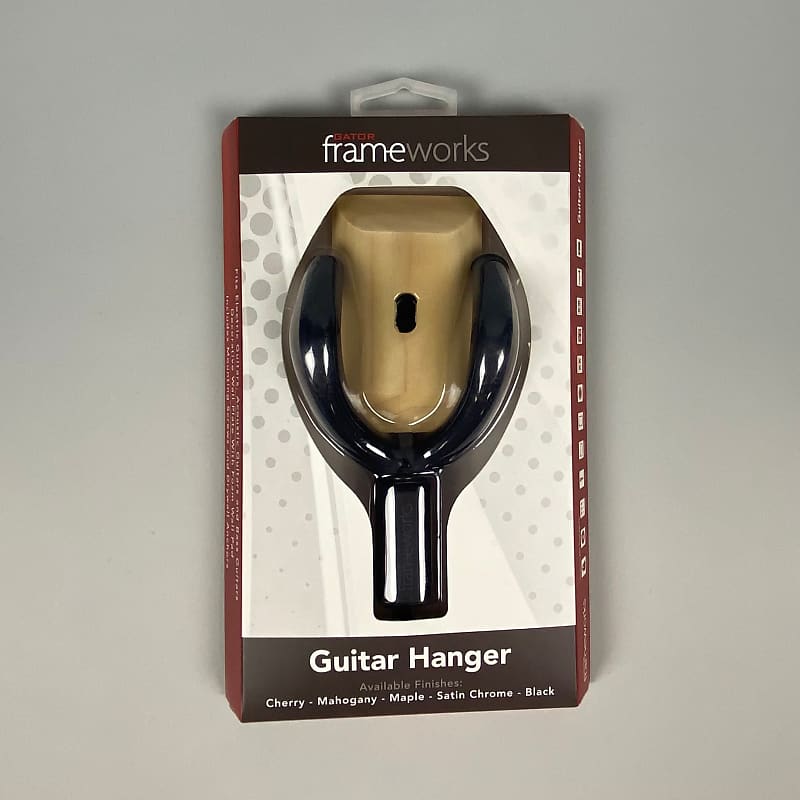 Gator Wall Mount Guitar Hanger, Maple