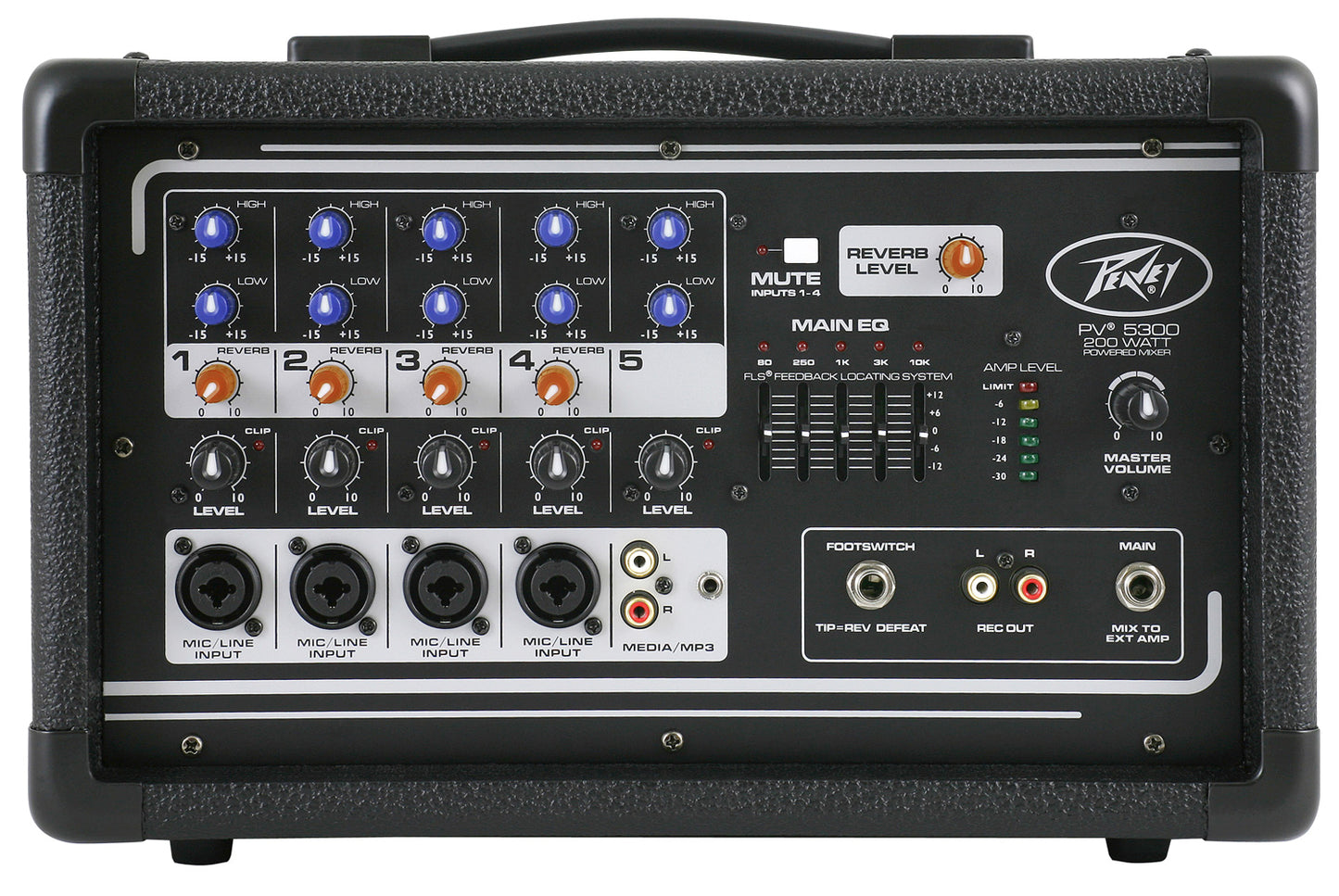 Peavey PV 5300 5 Channel Powered Mixer