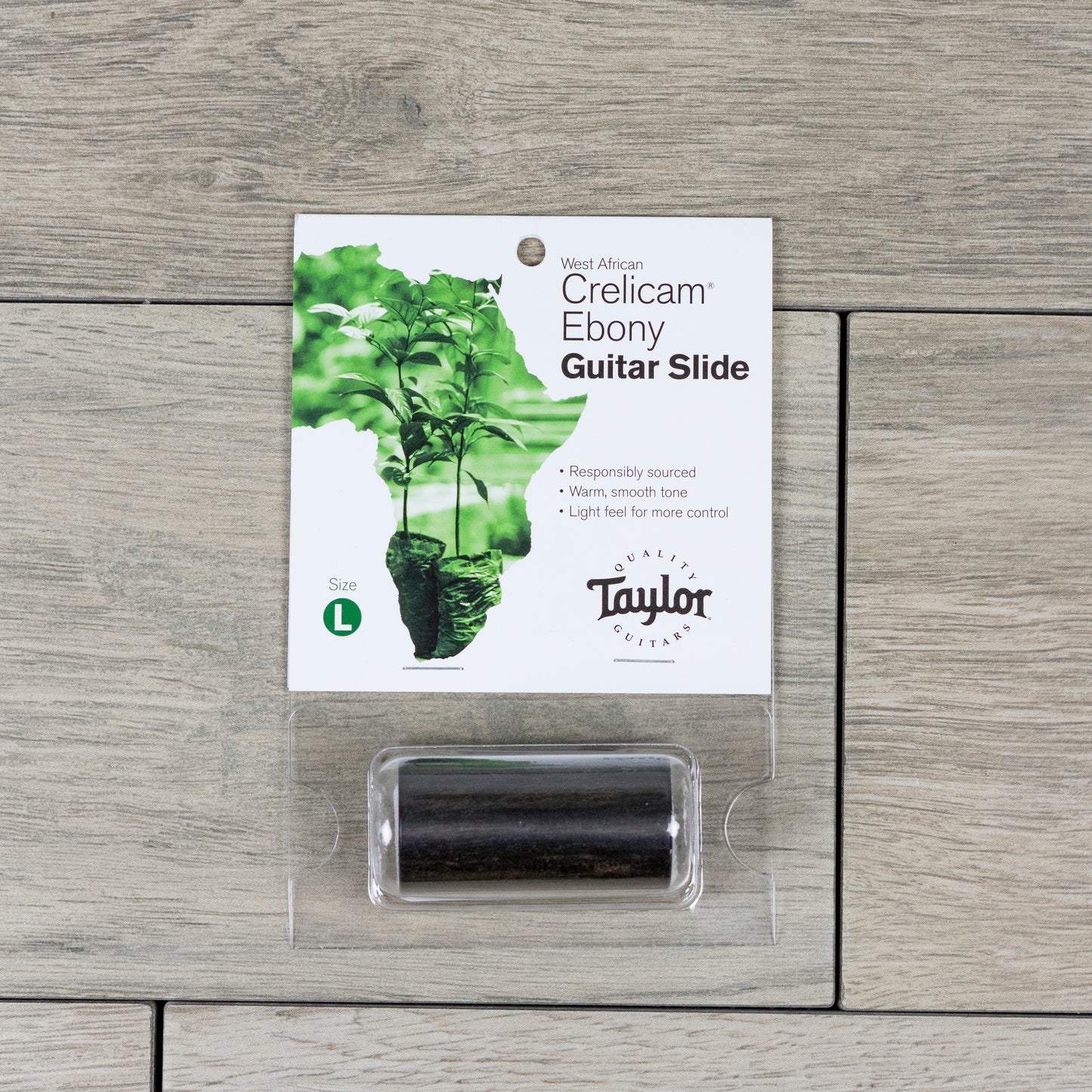 Taylor Ebony Guitar Slide, Size Large (13/16")