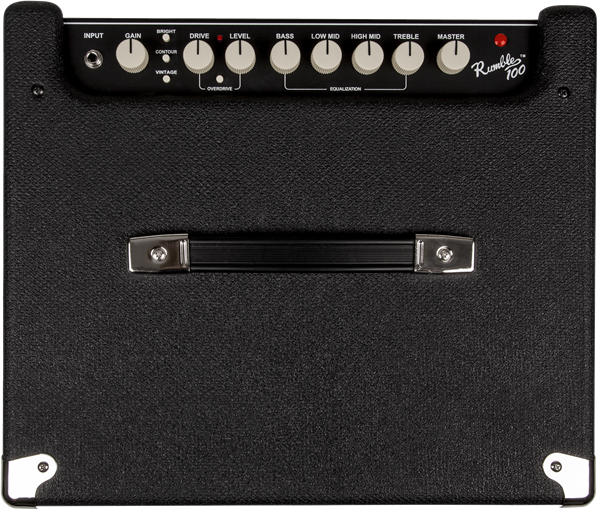 Fender Rumble 100 (V3), 120V, Bass Amp Black/Silver