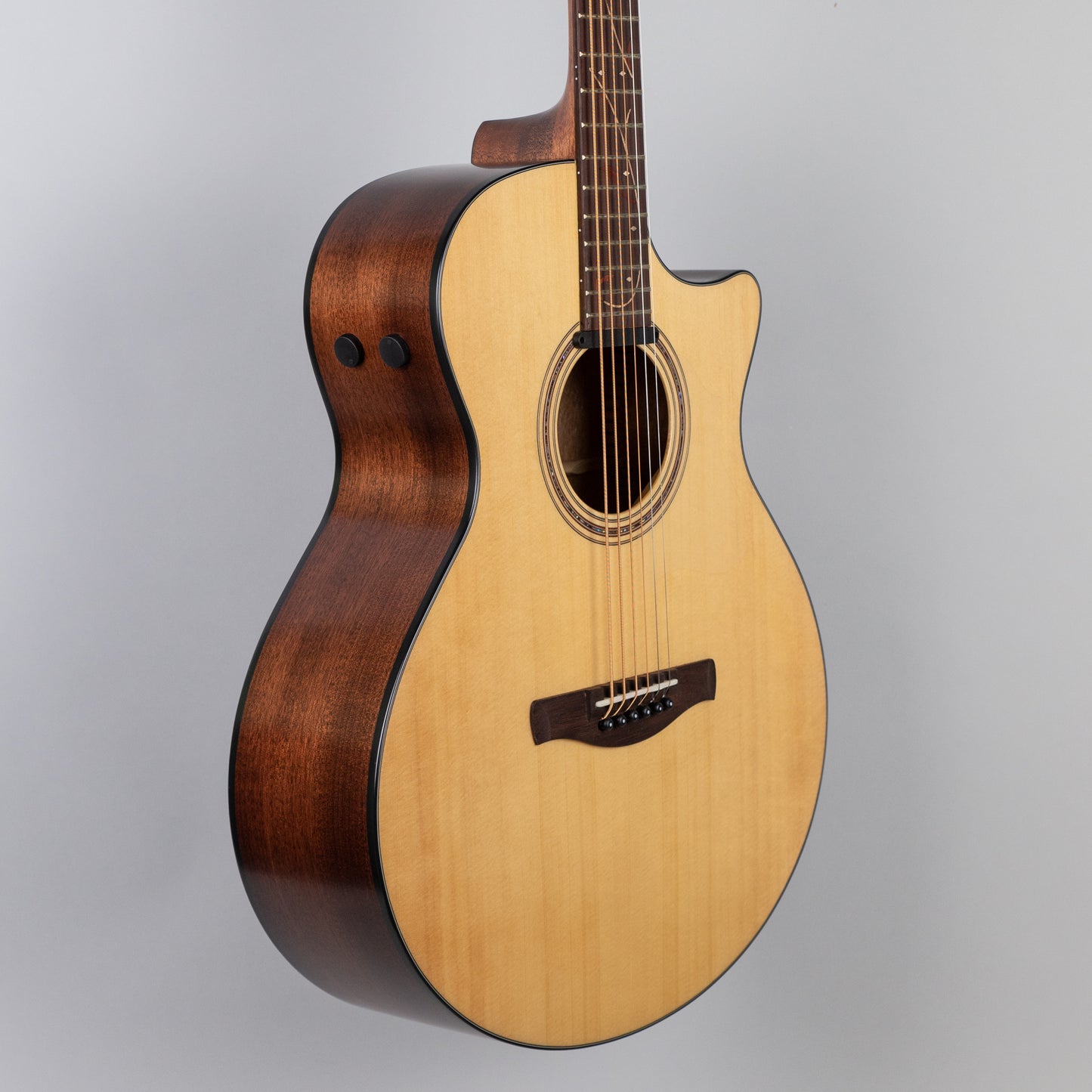 Ibanez AE275BT-LGS Baritone Acoustic/Electric Guitar in Natural Low Gloss