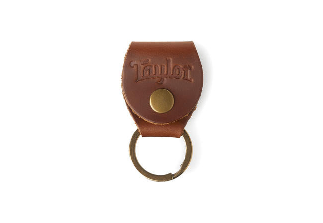 Taylor Key Ring w/ Pick Holder in Medium Brown