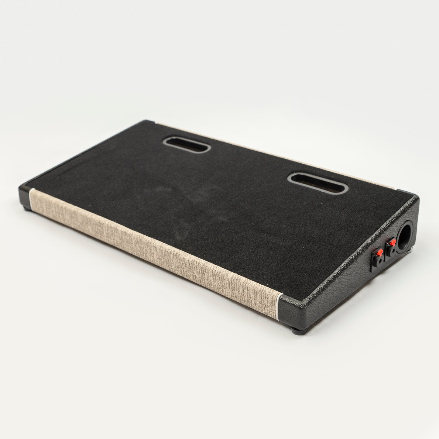 Blackbird 12 x 24 Custom Fawn/Black Tolex Pedalboard with ATA Case