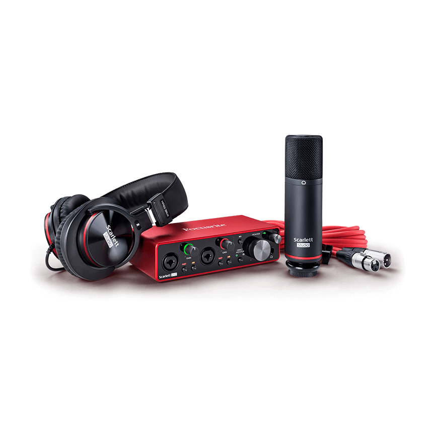 Focusrite Scarlett 2i2 Studio 3rd Gen USB Audio Interface Bundle