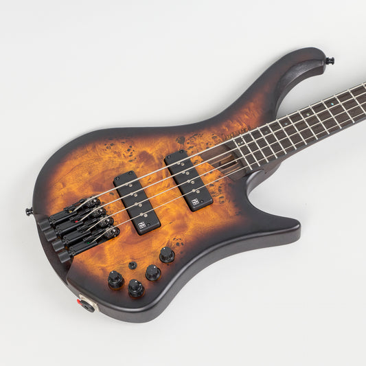 Ibanez EHB1500-DEF Headless 4-String Bass Guitar in Dragon Eye Burst Flat