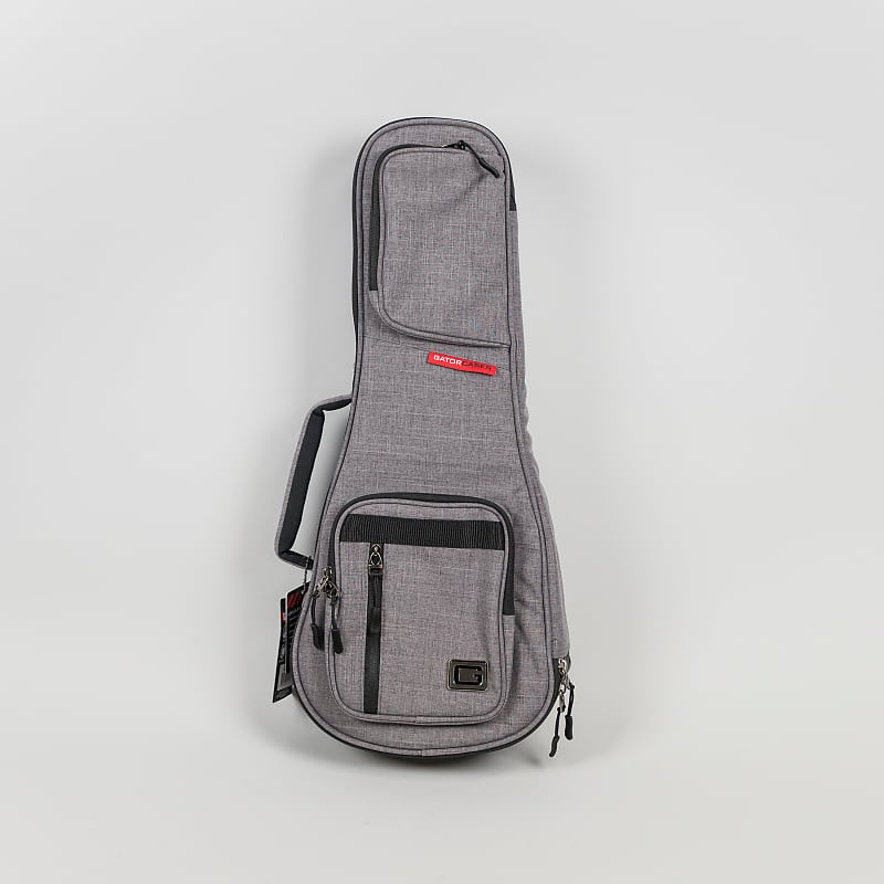 Gator Transit Gig Bag for Soprano Ukulele in Gray