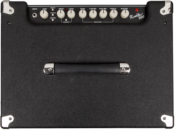 Fender Rumble 500 (V3), 120V, Bass Amp Black/Silver