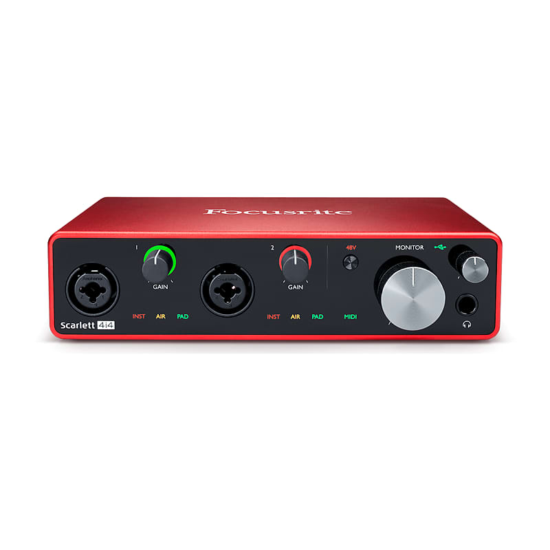 Focusrite Scarlett 4i4 3rd Gen USB Audio Interface