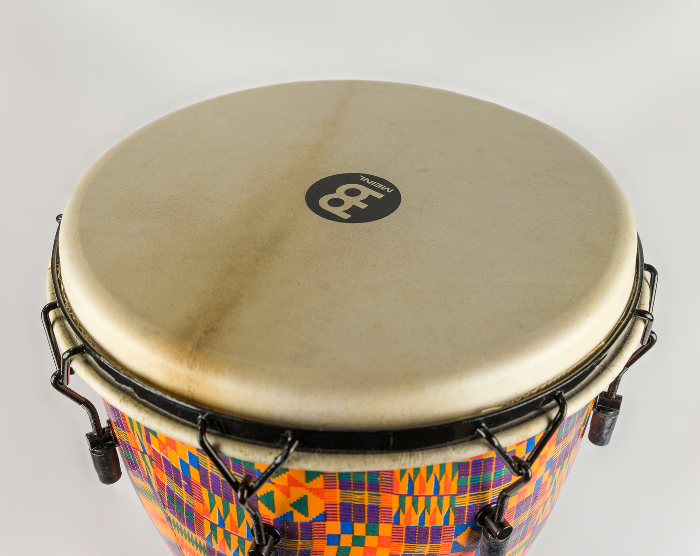 Meinl Mechanical Tuned Travel Series Djembe 14", Kenyan Quilt