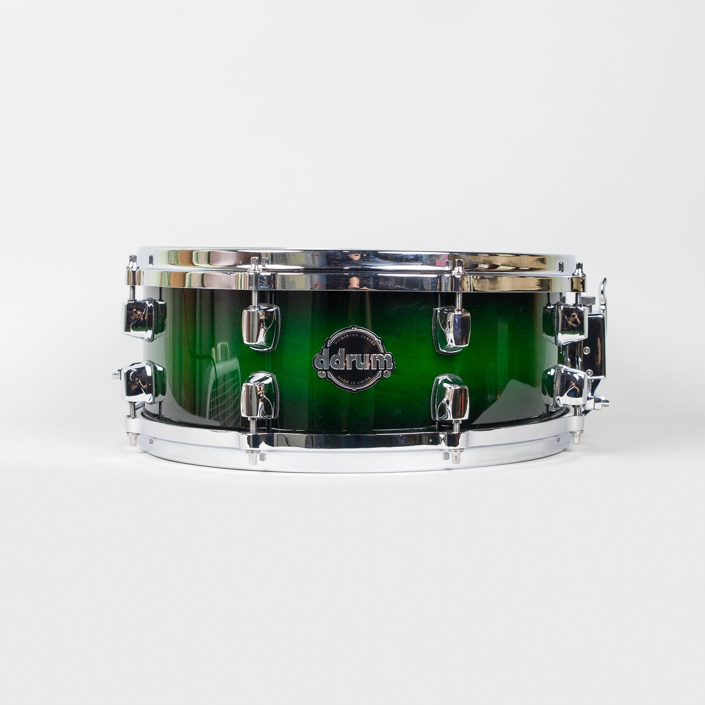 ddrum Dominion 5.5" x 14" Snare Drum in Green Burst