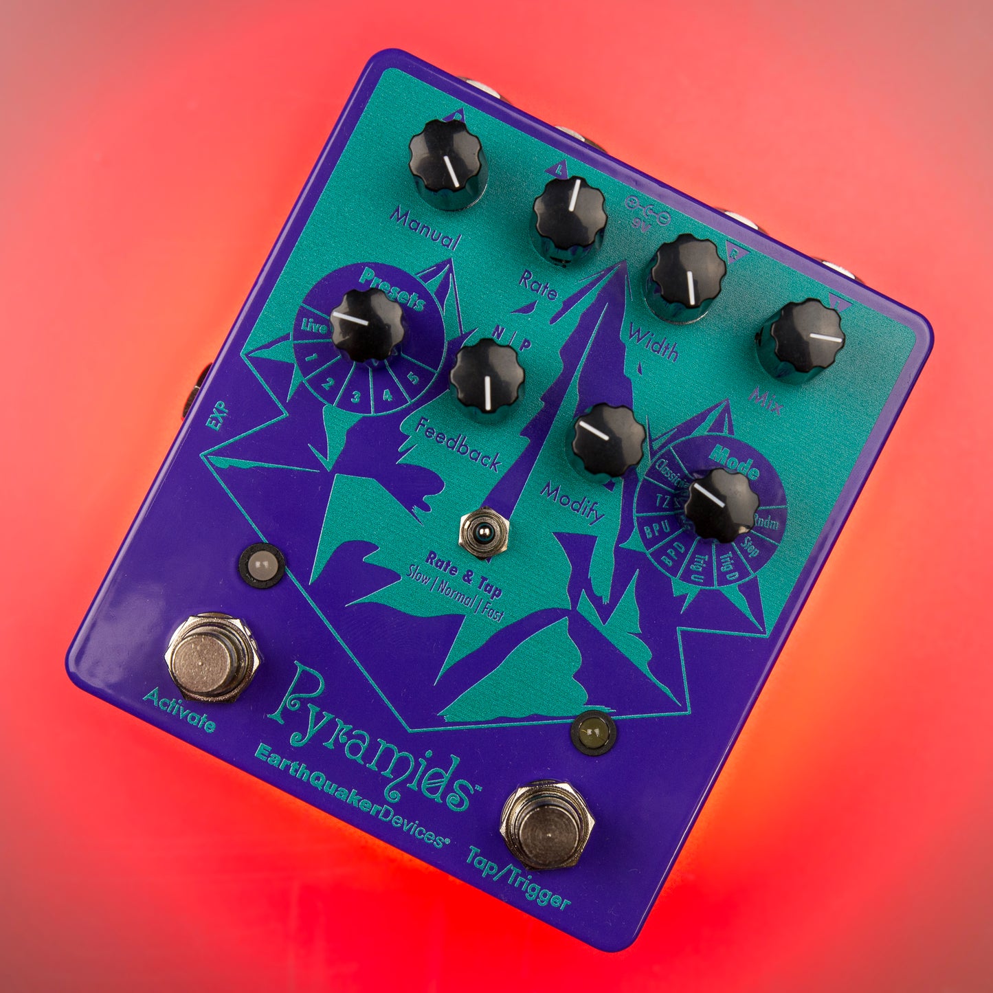 EarthQuaker Devices Pyramids Stereo Flanging Device