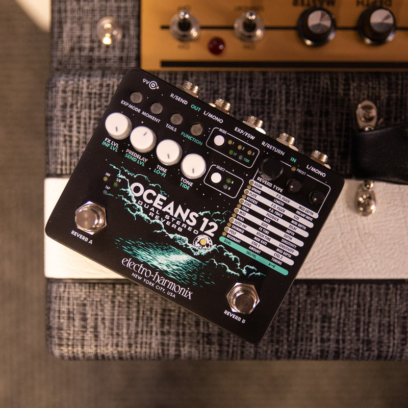 Electro-Harmonix Oceans 12 Dual Stereo Reverb – Carlton Music Center