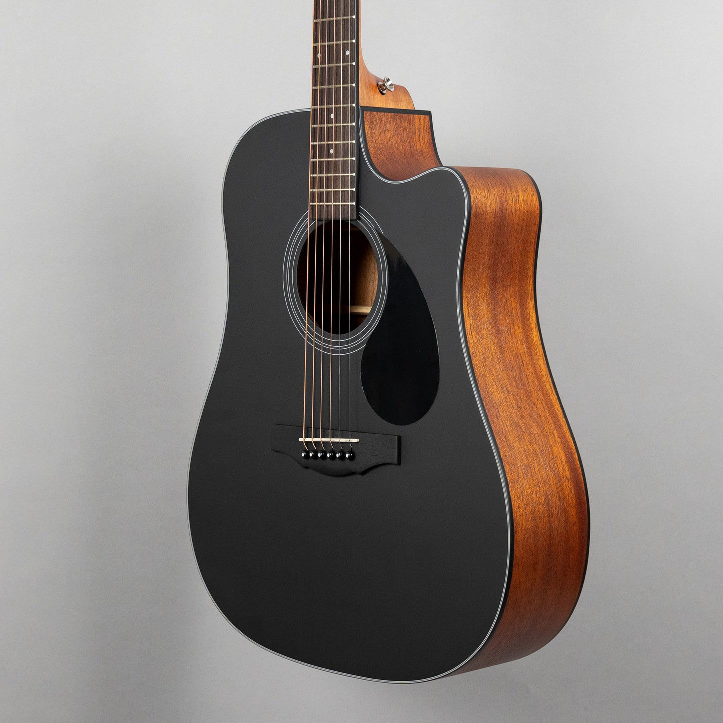 Kepma D3-130BK K3 Series Dreadnought Cutaway in Black