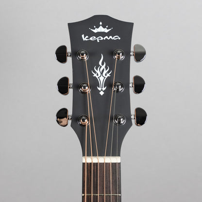 Kepma D3-130BK K3 Series Dreadnought Cutaway in Black