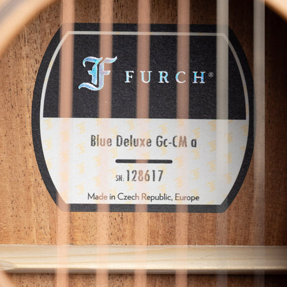Furch Blue Deluxe Gc-CM a, Western Red Cedar / African Mahogany (#8617)
