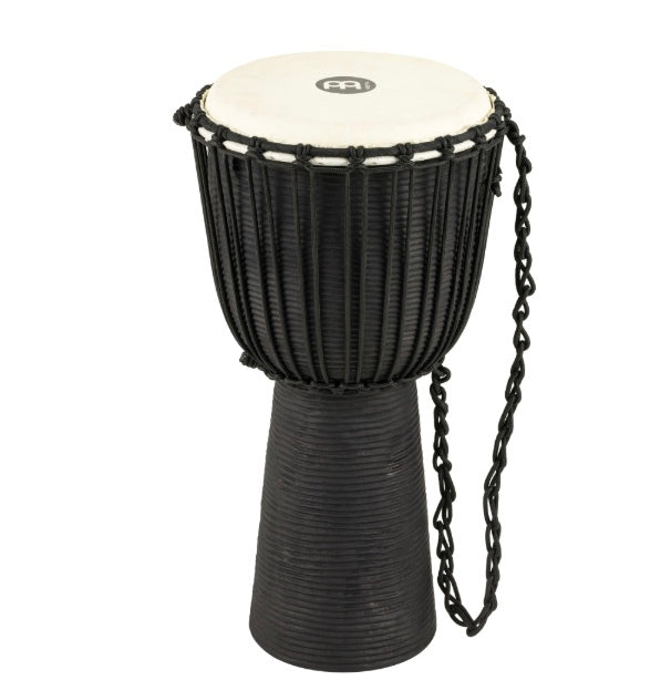 Meinl 12" Black River Rope Tuned Headline Series Djembe