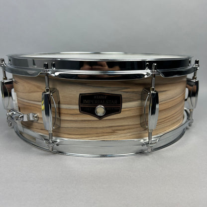 Tama 14" x 5" Imperialstar Snare Drum, Zebrawood Wrap