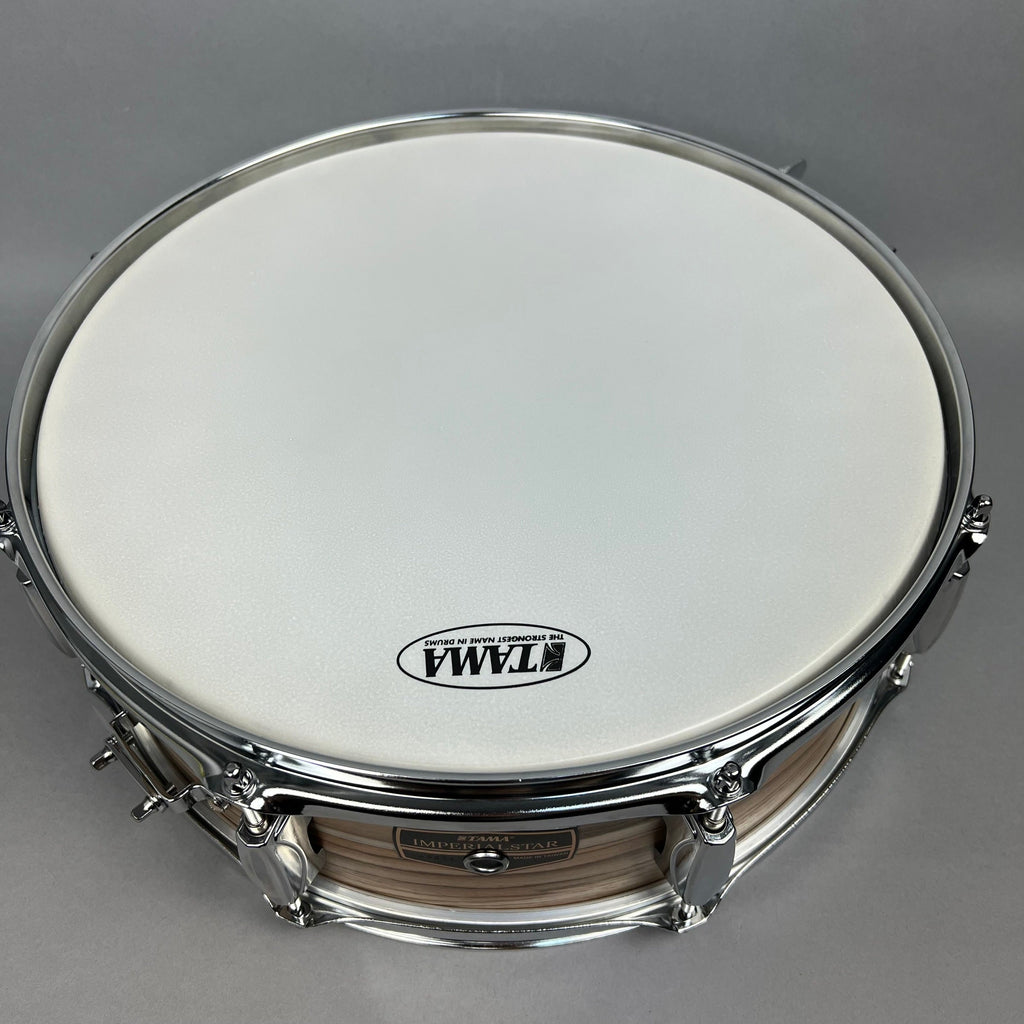 Tama 14" x 5" Imperialstar Snare Drum, Zebrawood Wrap