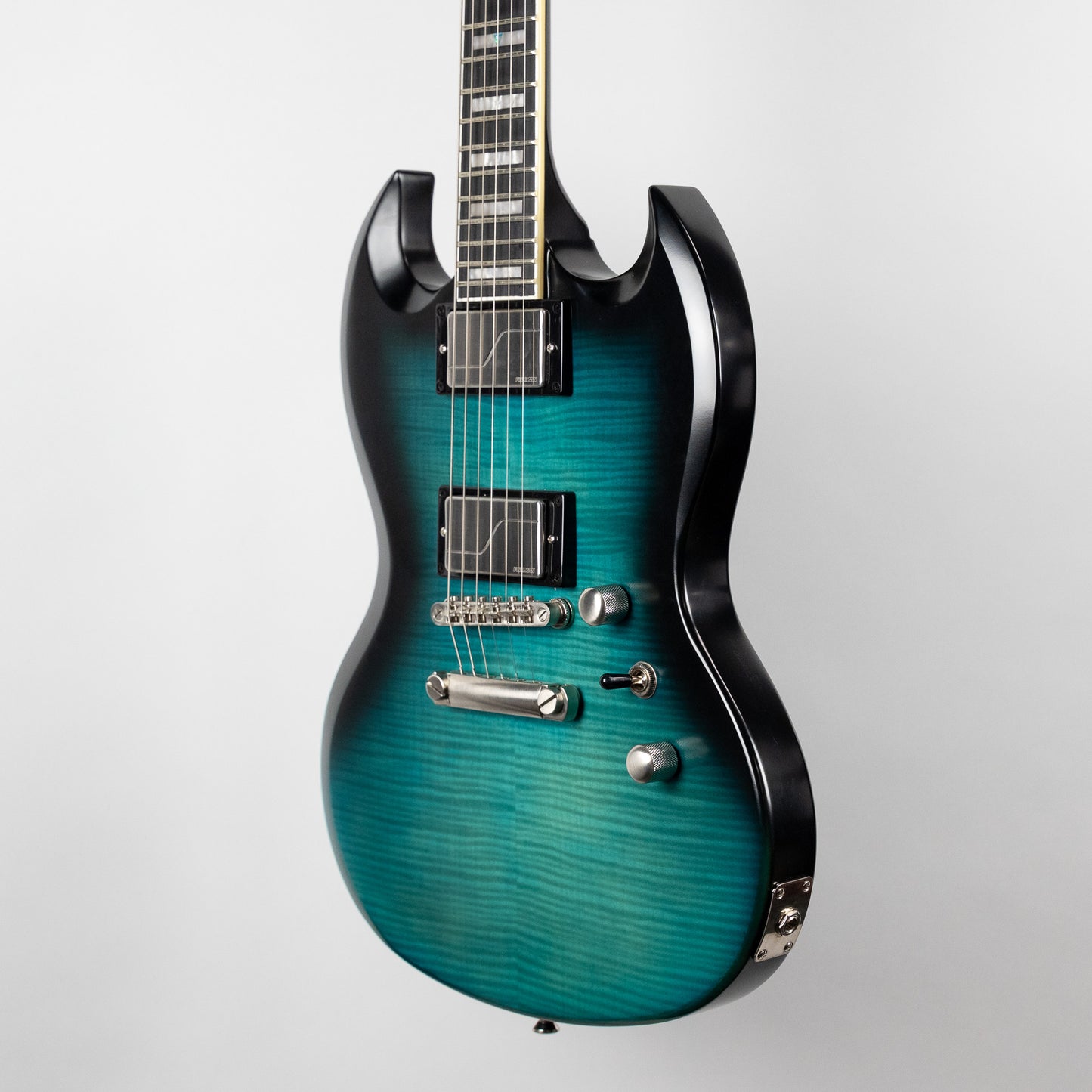 Used 2020 Epiphone SG Prophecy, Blue Tiger Aged Gloss