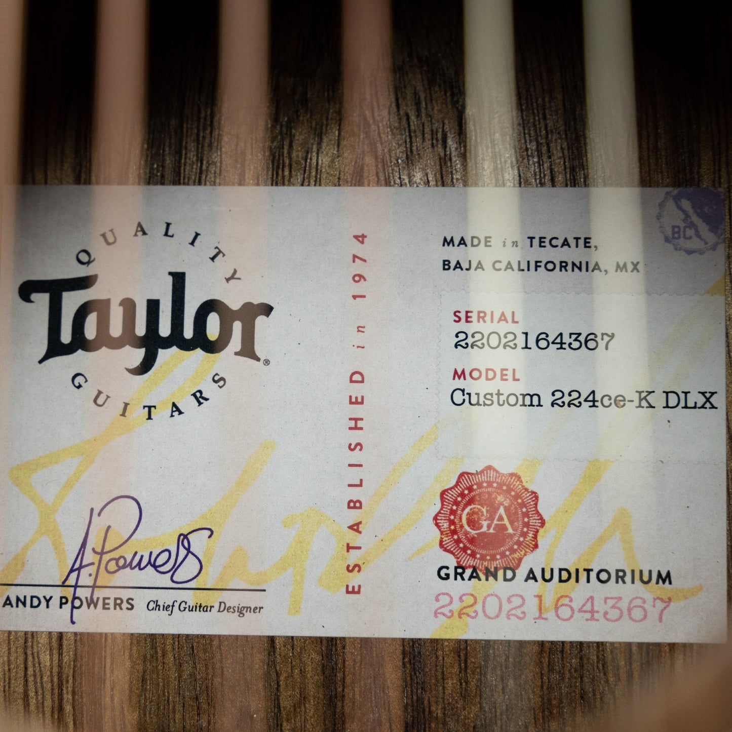 Taylor Custom 200 Series 224ce-K DLX (2202164367)