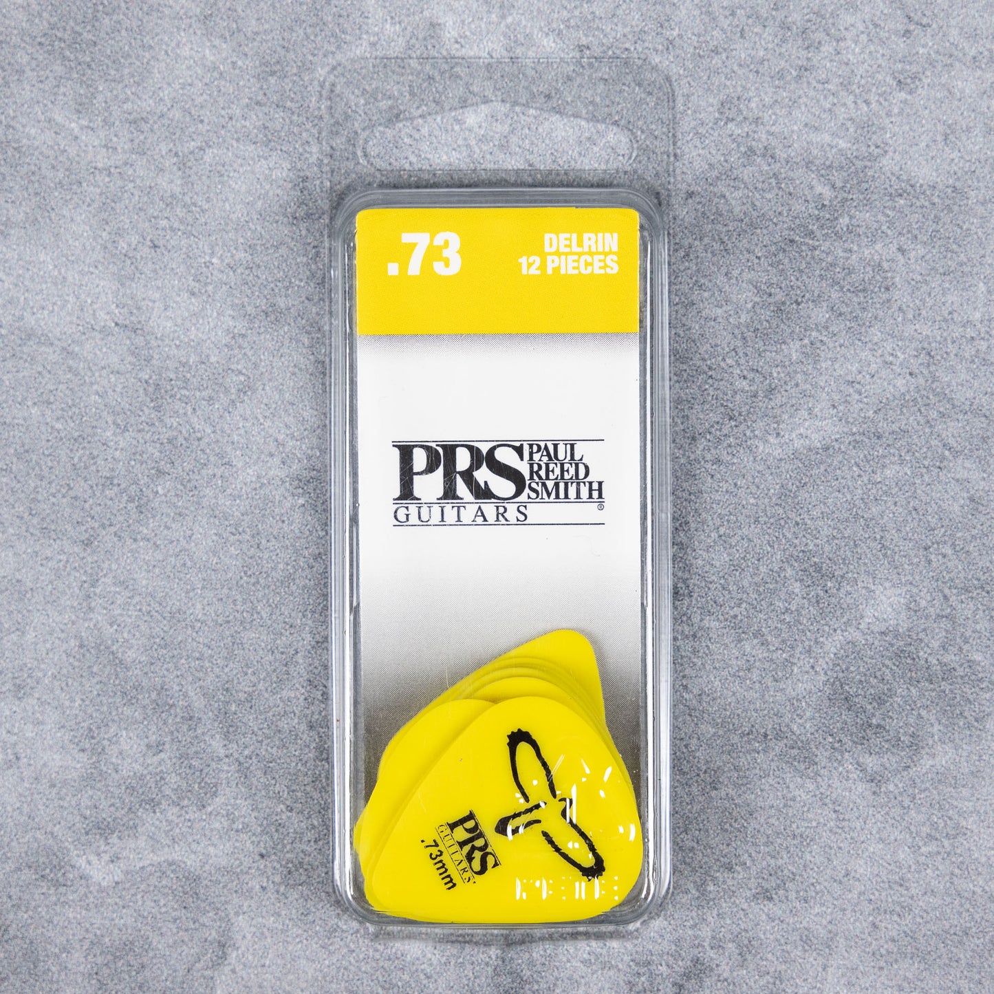 Paul Reed Smith Delrin Picks - Yellow 0.73mm (12-Pack)