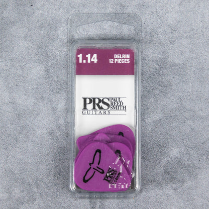 Paul Reed Smith Delrin Picks - Purple 1.14mm (12-Pack)